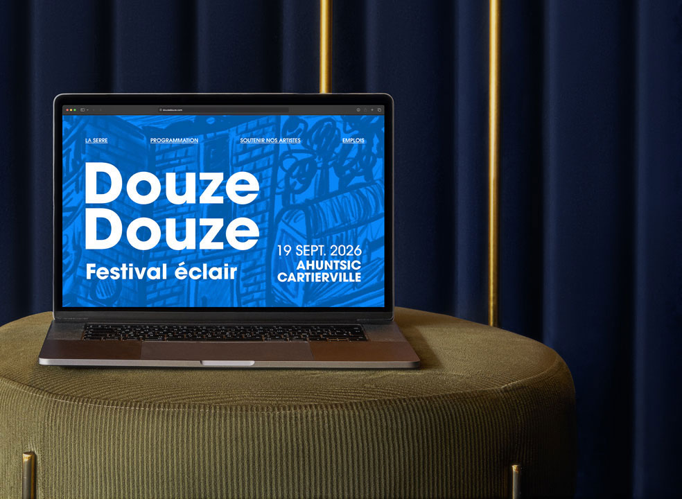 site web bureau, projet publicitaire, design graphique par Laurence Rochon, graphiste Montréal