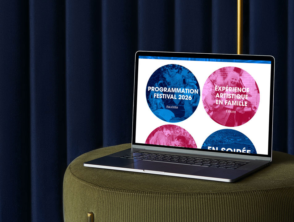 site web bureau, projet publicitaire, design graphique par Laurence Rochon, graphiste Montréal